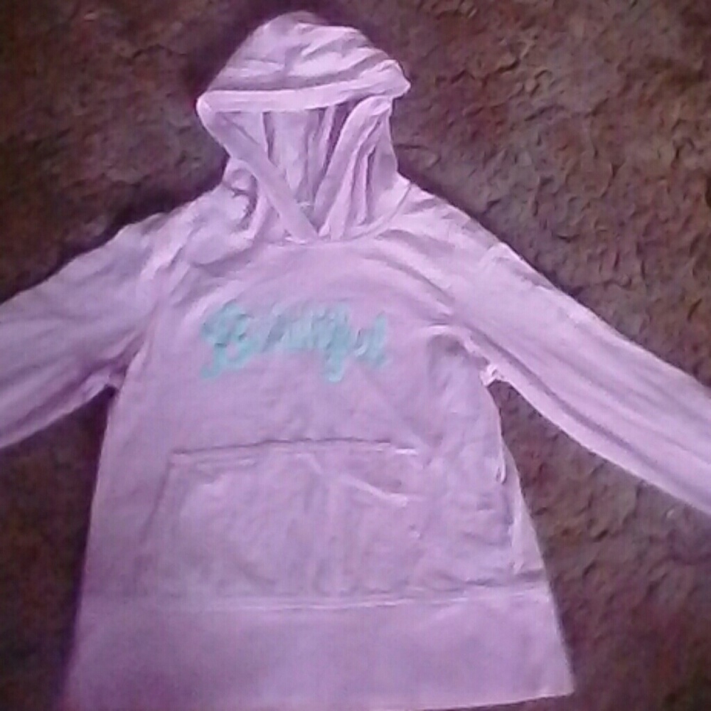 Purple and teal sweatshirt